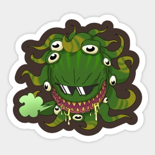 Bad Breath (green) Sticker